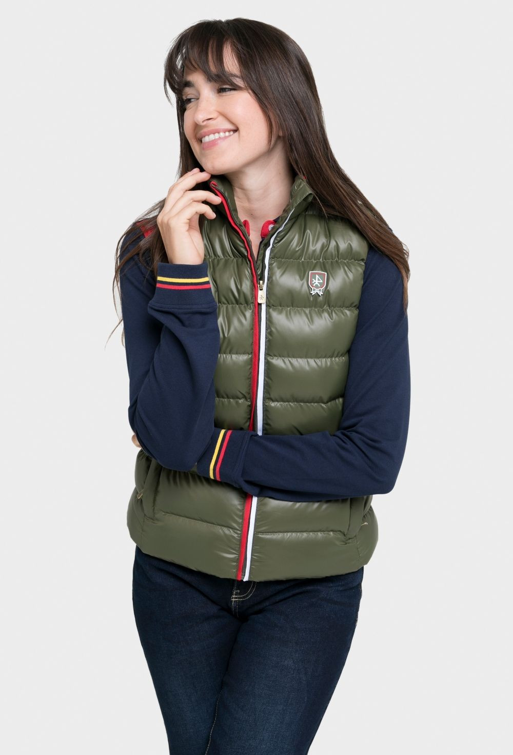 Khaki Quilted Puffer Vest for Everyday Casual Khaki Quilted Puffer Vest for Everyday Casual — Vests 2027