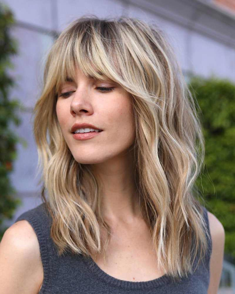 Ash Blonde With Highlights Visual Idea Ash Blonde With Highlights Visual Idea — Wispy Bangs 2027