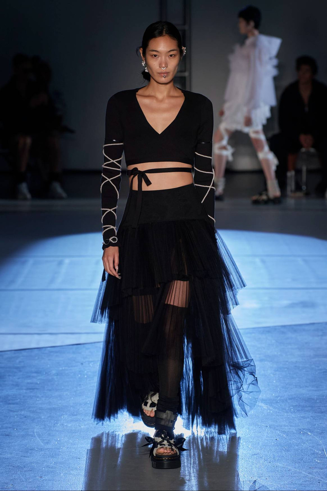 Embellished Wrap Top and Tiered Tulle Skirt Embellished Wrap Top and Tiered Tulle Skirt — Balletcore Outfits 2027