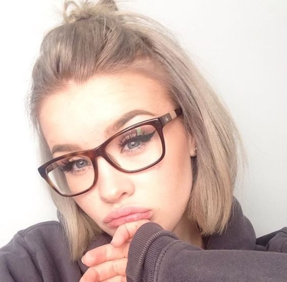 No Bangs Visual Idea No Bangs Visual Idea — Hairstyles 2027 with Glasses