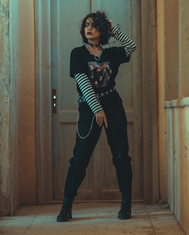 Black Combat Boots Outfit Idea Black Combat Boots Outfit Idea — Grunge Outfits 2027