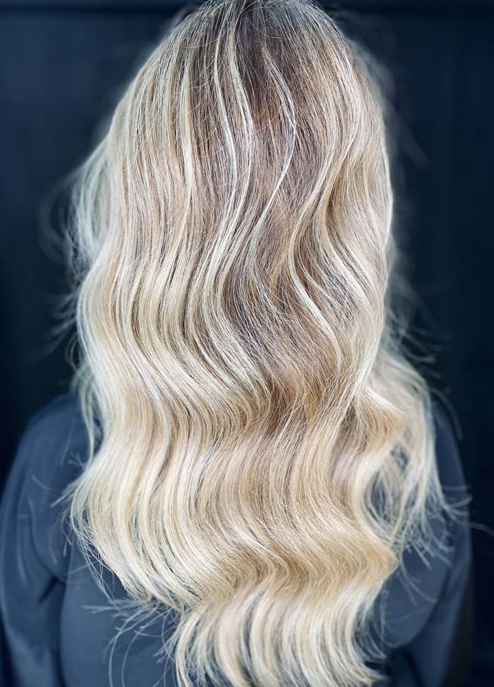 Ash Blonde Dimension Wavy Blowout Ash Blonde Dimension Wavy Blowout — Winter Highlights 2027