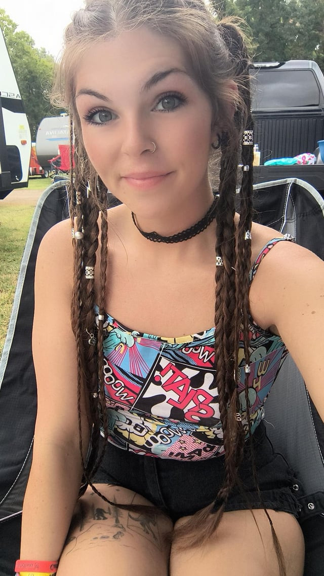 Beaded Dark Brown Thin Braids Beaded Dark Brown Thin Braids — Festival Braids 2027