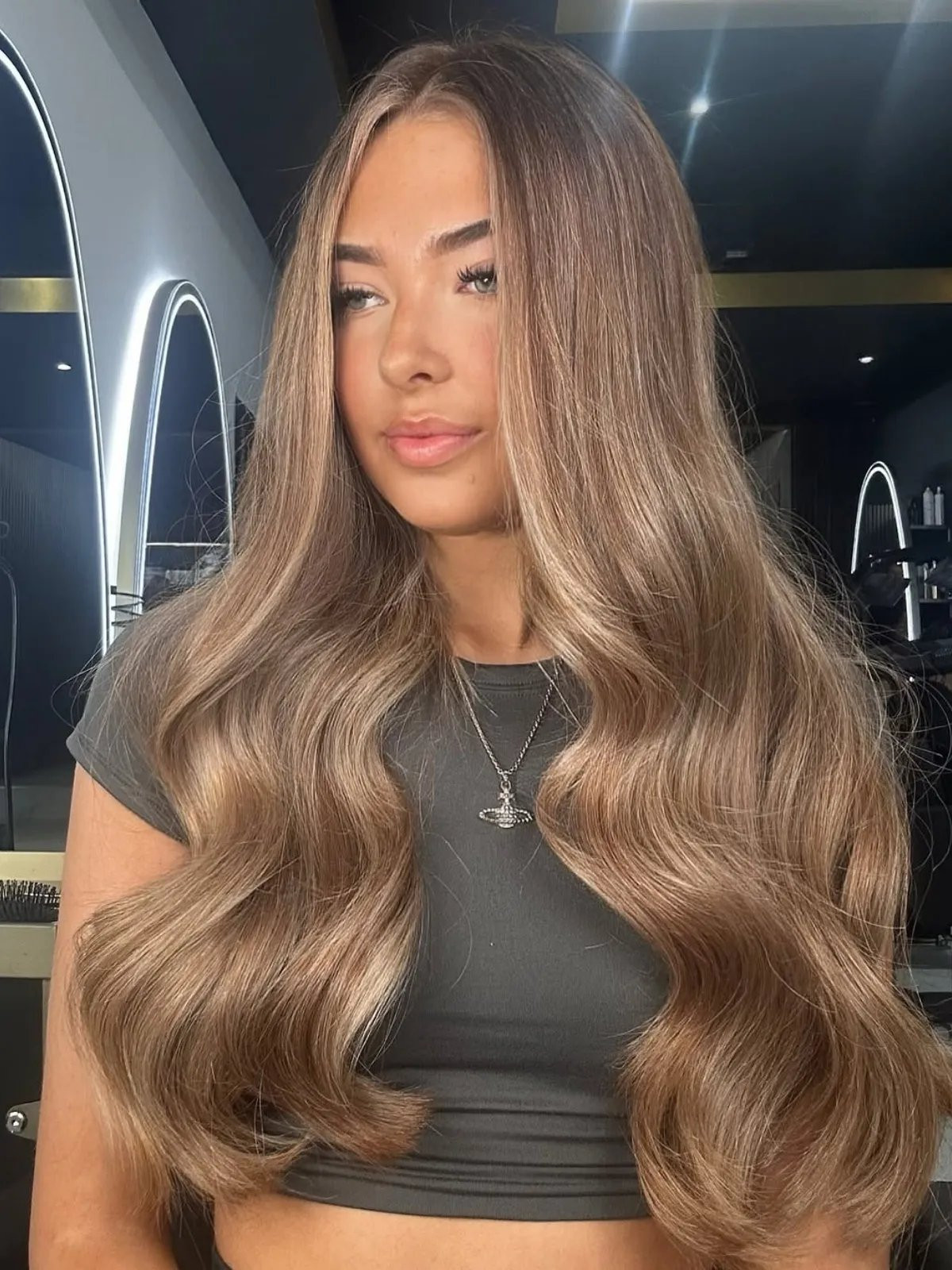 Mid-Back Ash Blonde With Cool Highlights Mid-Back Ash Blonde With Cool Highlights — Dark Blonde Hair 2027