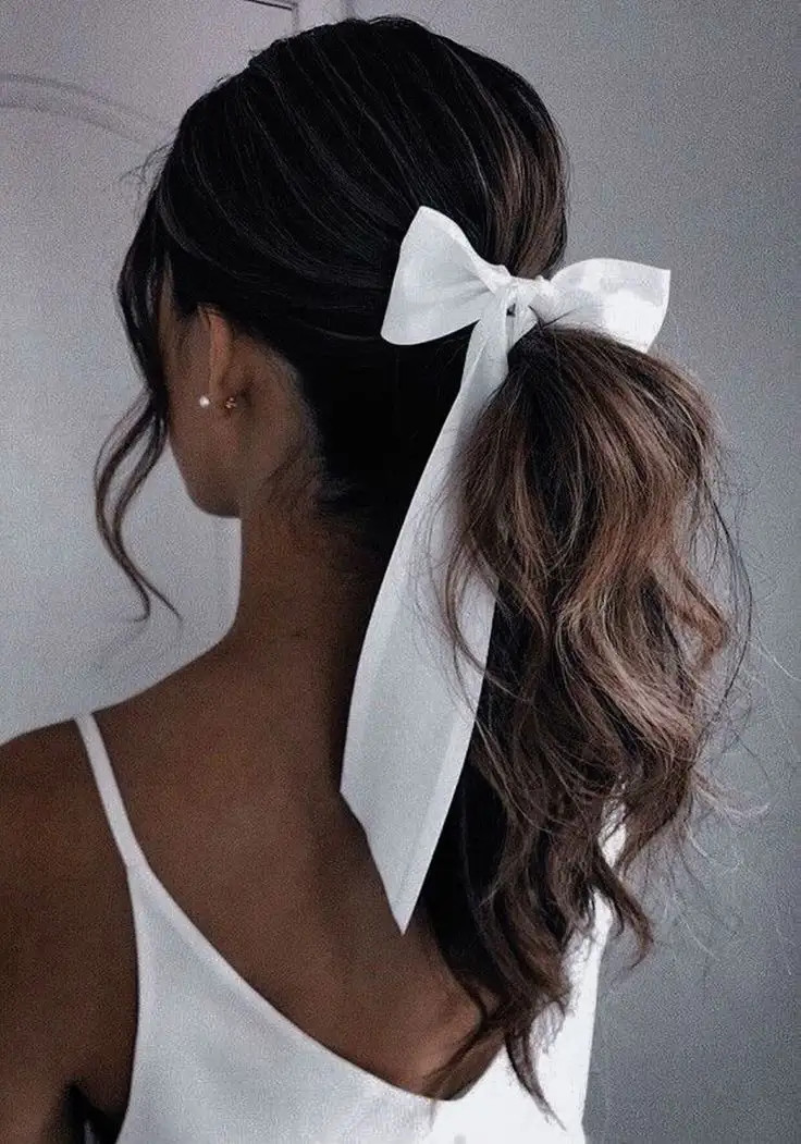 Dark Brown With Balayage Visual Idea Dark Brown With Balayage Visual Idea — Easy Ponytail Hairstyles 2027