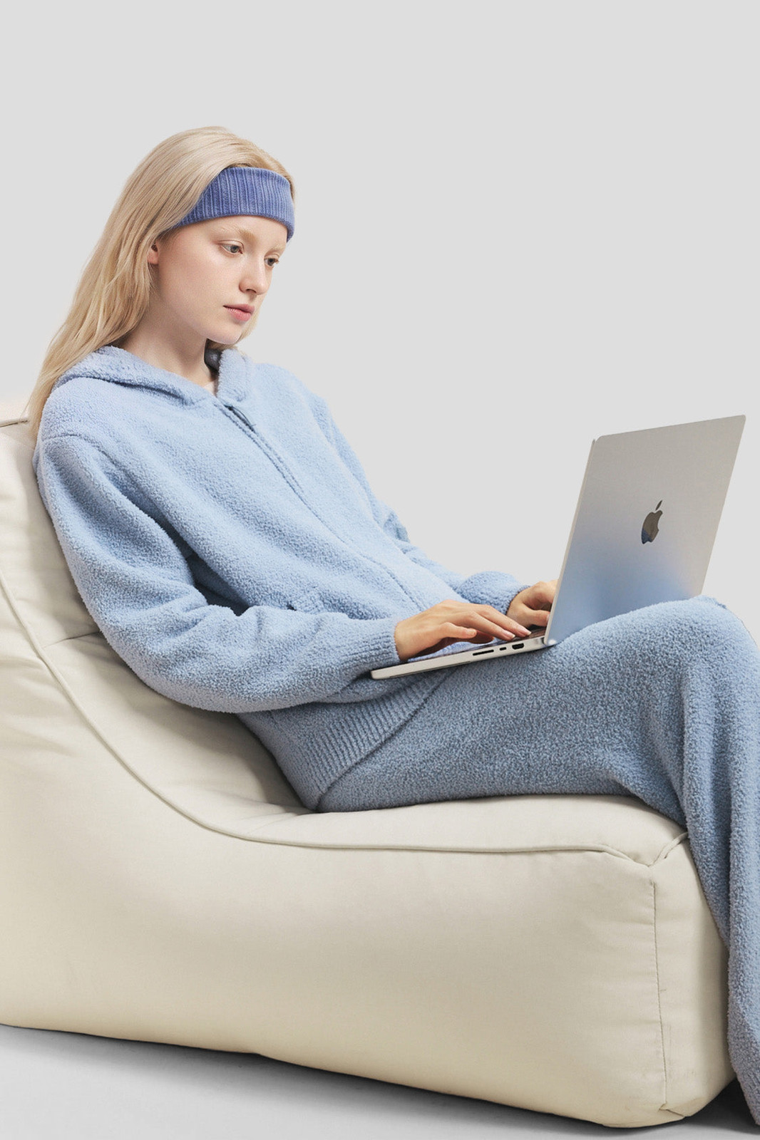 Fleece Zip-Up Hoodie Fleece Pants Light Blue Fleece Loungewear Set with Headband Fleece Zip-Up Hoodie Fleece Pants Light Blue Fleece Loungewear Set with Headband — Fleece Outfits 2027