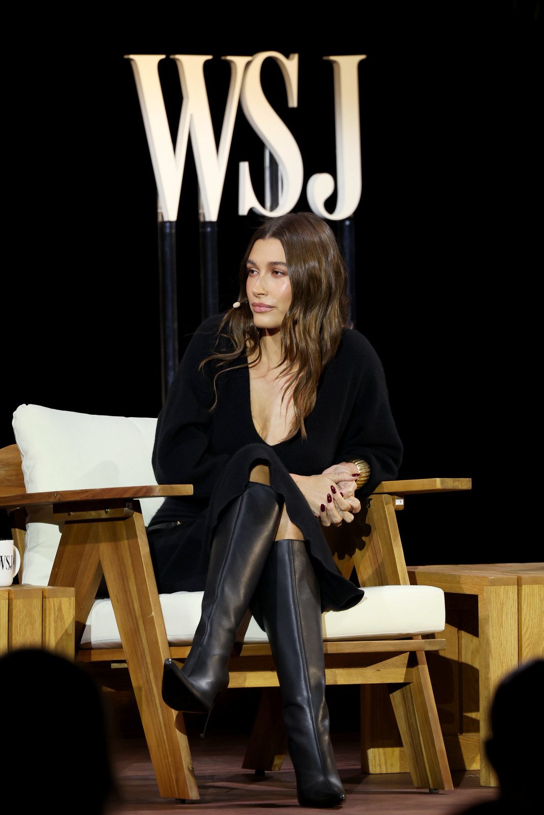 Long-Sleeve Dress Outfit Idea Long-Sleeve Dress Outfit Idea — Dress 2027 with Knee High Boots Outfit