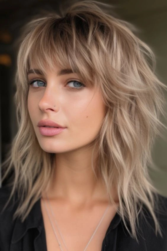 Ash Blonde With Root Shadow Visual Idea Ash Blonde With Root Shadow Visual Idea — Long Shag 2027