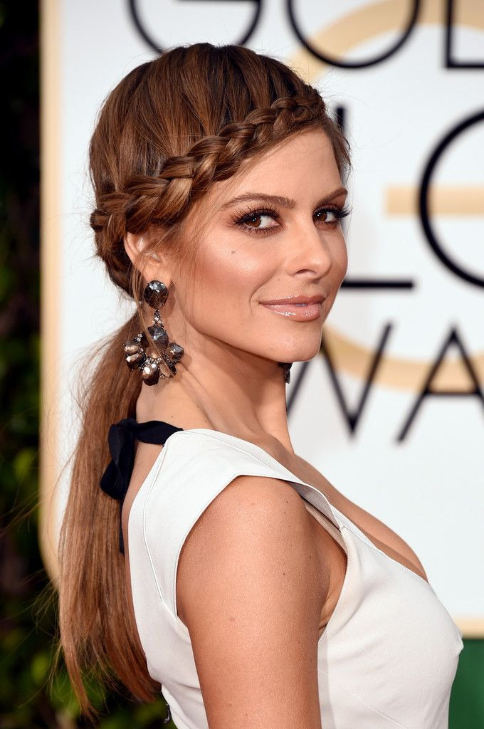 Mid-Back Braided Headband Into Low Ponytail — Headband Hairstyles 2027