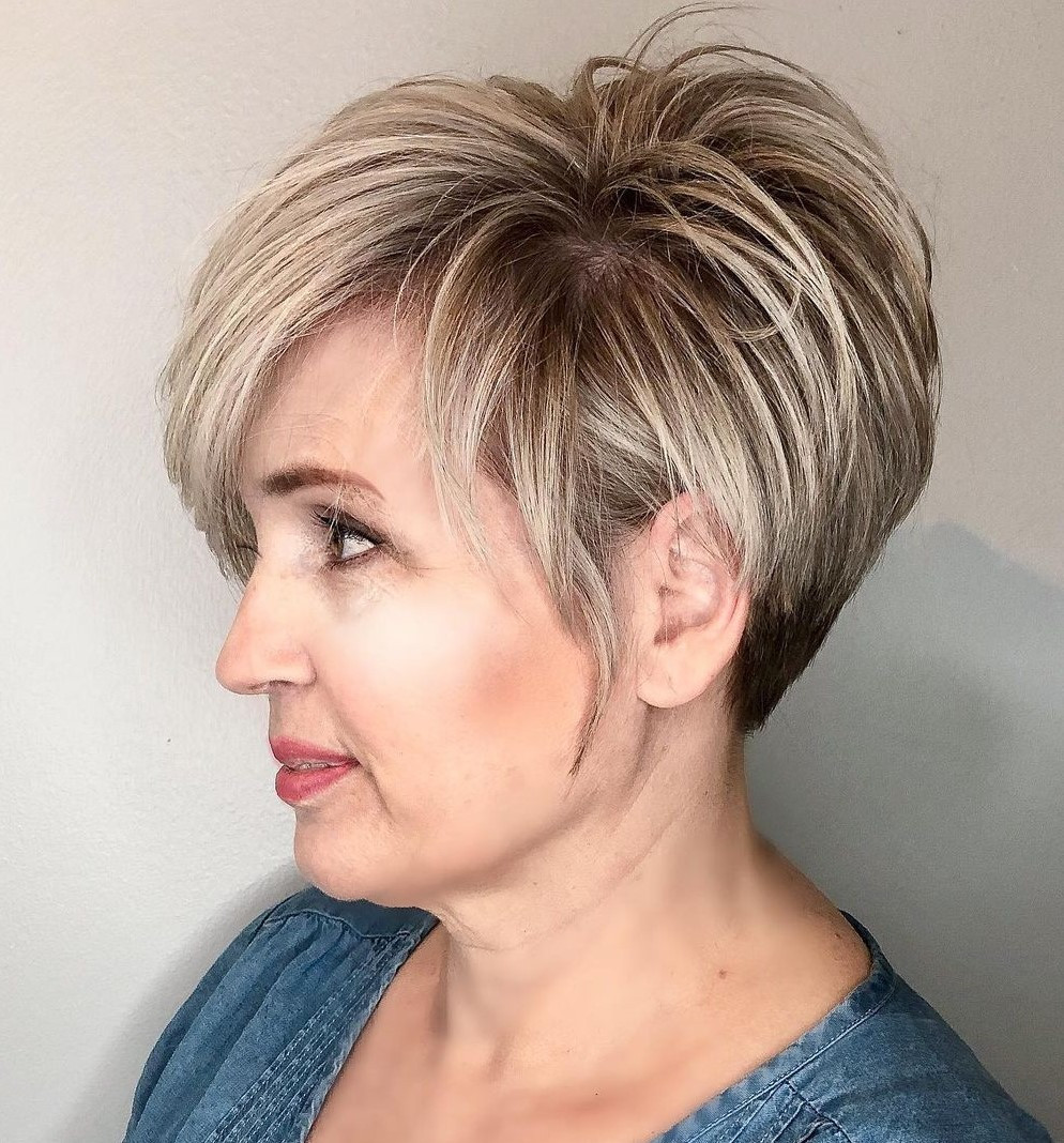 Ash Blonde With Highlights Visual Idea Ash Blonde With Highlights Visual Idea — Pixie 2027 for Women Over 70
