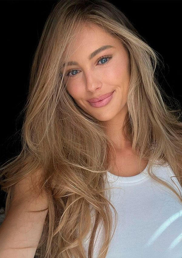 Creamy Babylight Mid Back Waves — Beige Blonde Hair 2027