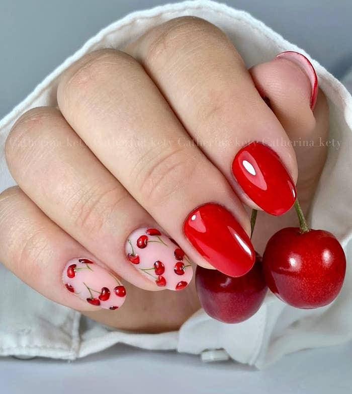 Summery Playful Visual Idea Summery Playful Visual Idea — Nails 2027 for Red Dress