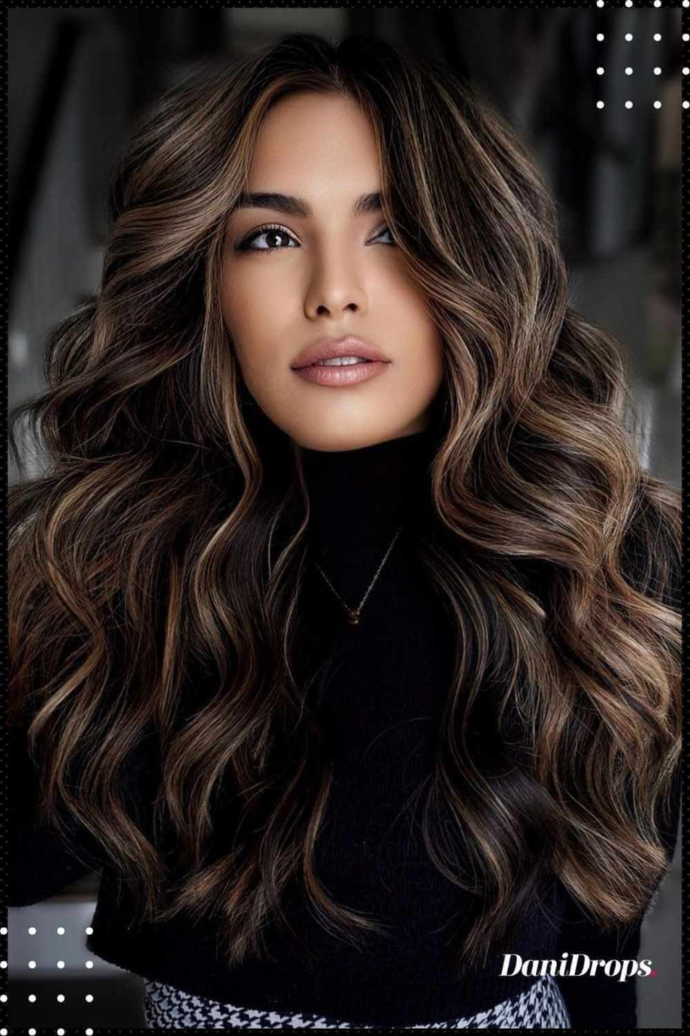 Side-Parted Long Waves With Caramel Highlights — Caramel Balayage 2027