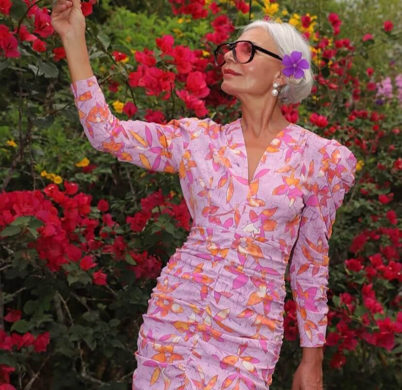 Vibrant Floral Dress with Puff Sleeves Vibrant Floral Dress with Puff Sleeves — Summer Outfits 2027 for Women Over 50