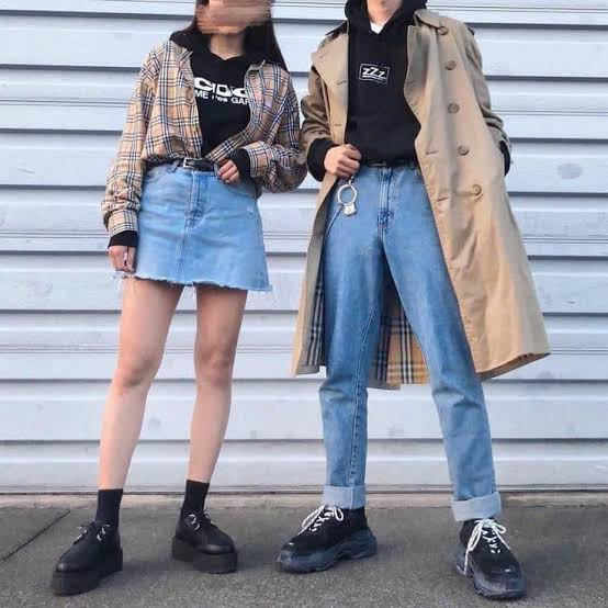 Platform Shoes Chunky Sneakers Outfit Idea Platform Shoes Chunky Sneakers Outfit Idea — Matching Couple Outfits 2027