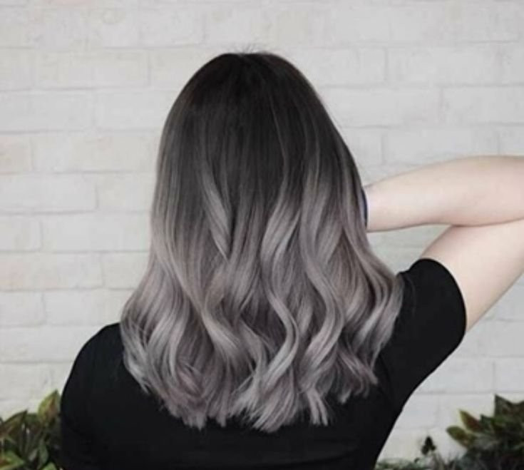 Long Layers Visual Idea — Gray Hair Color 2027