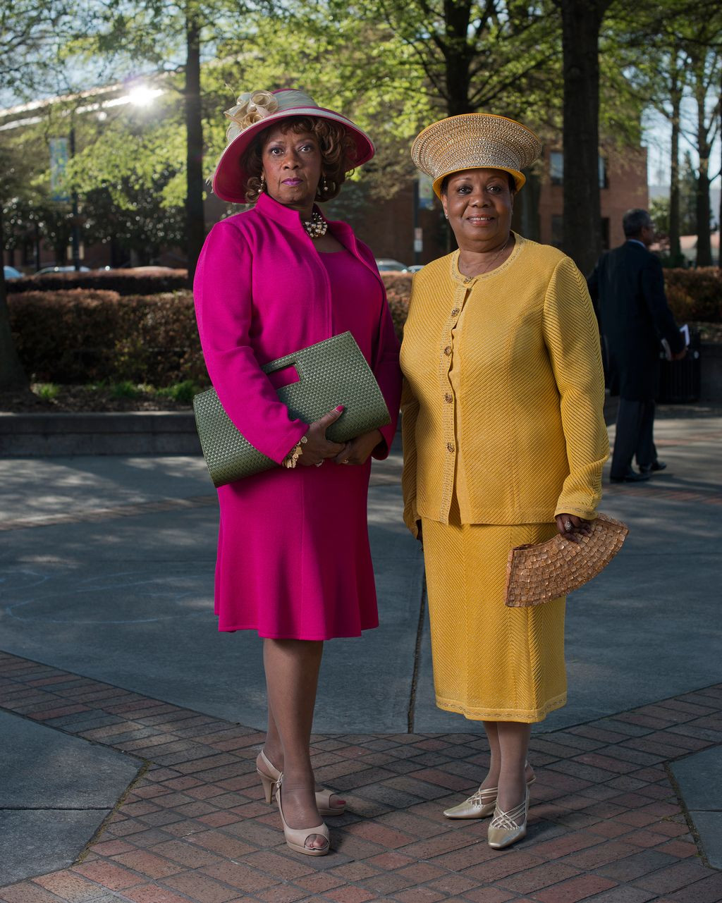 Hot Pink Structured Jacket and Dress with Nude Pumps Hot Pink Structured Jacket and Dress with Nude Pumps — Easter Church Outfits 2027