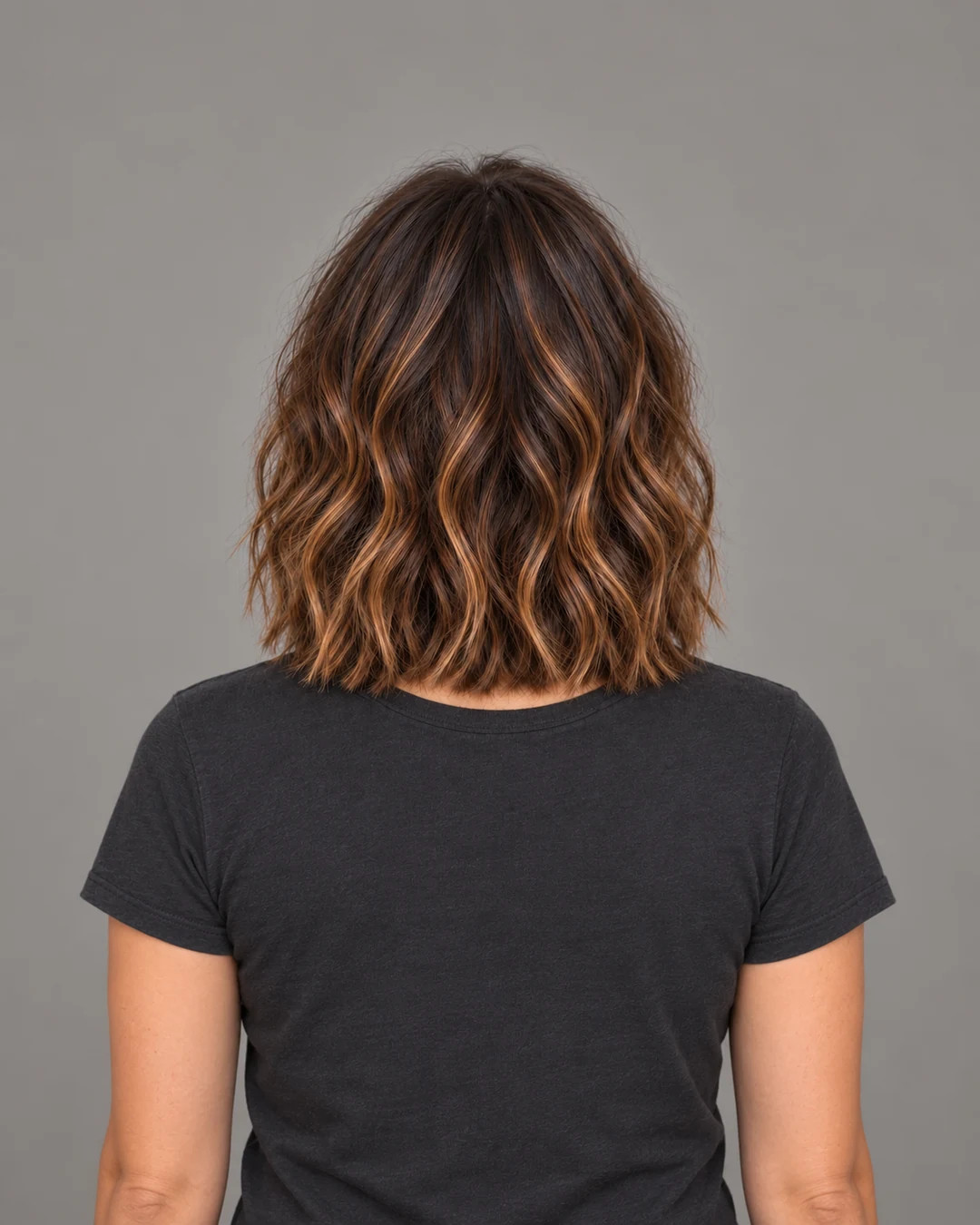 Back View Hazel Balayage Lob Back View Hazel Balayage Lob — Balayage on Medium Hair 2027