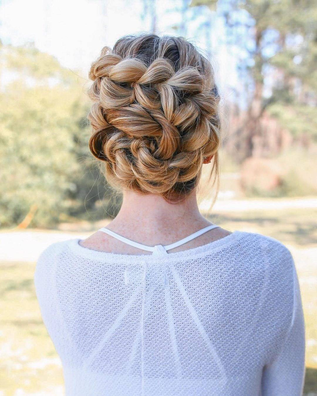 Complex Woven Braided Bun — Wedding Guest Updos 2027
