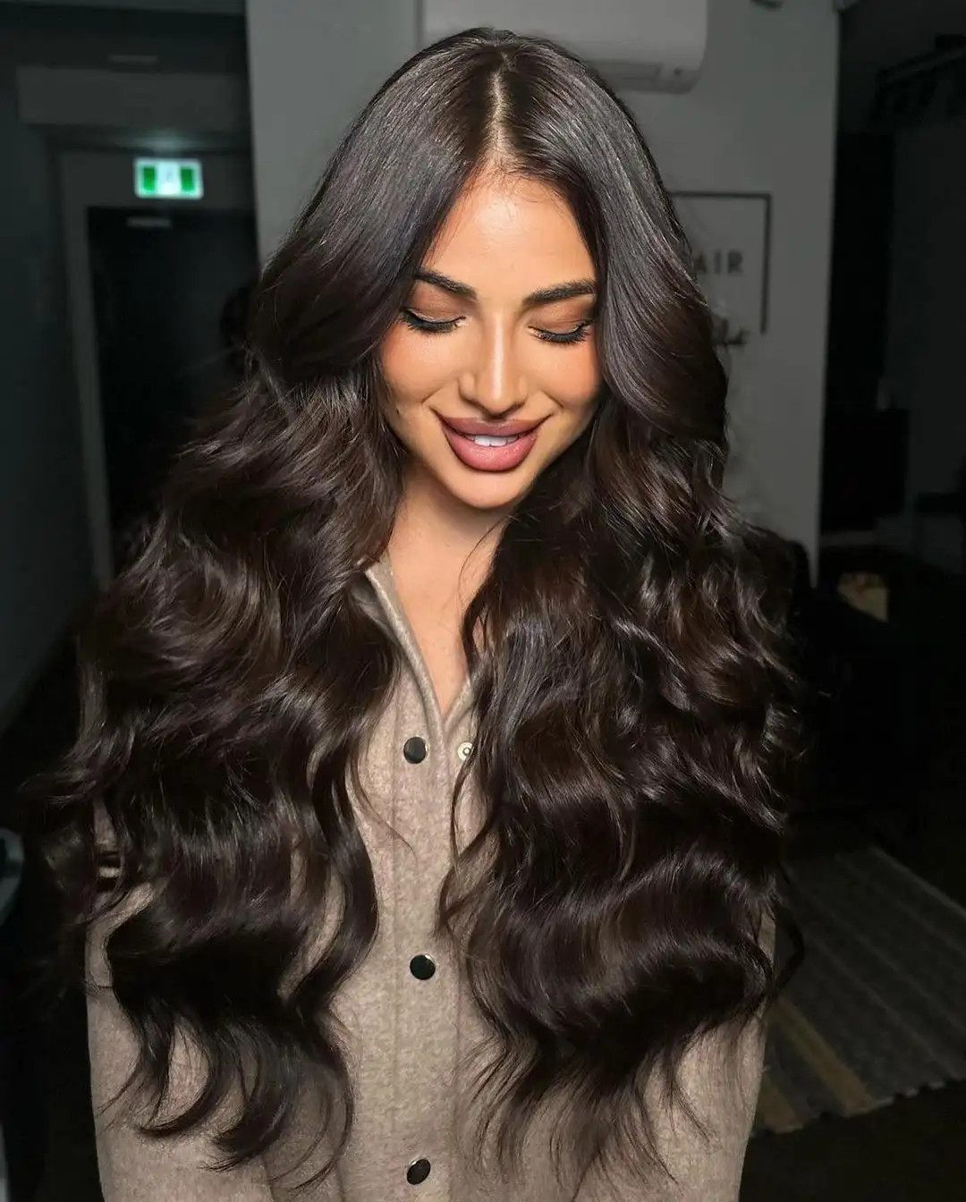 Long Layers Long Dark Brown With Caramel — Low Maintenance Hair Color 2027
