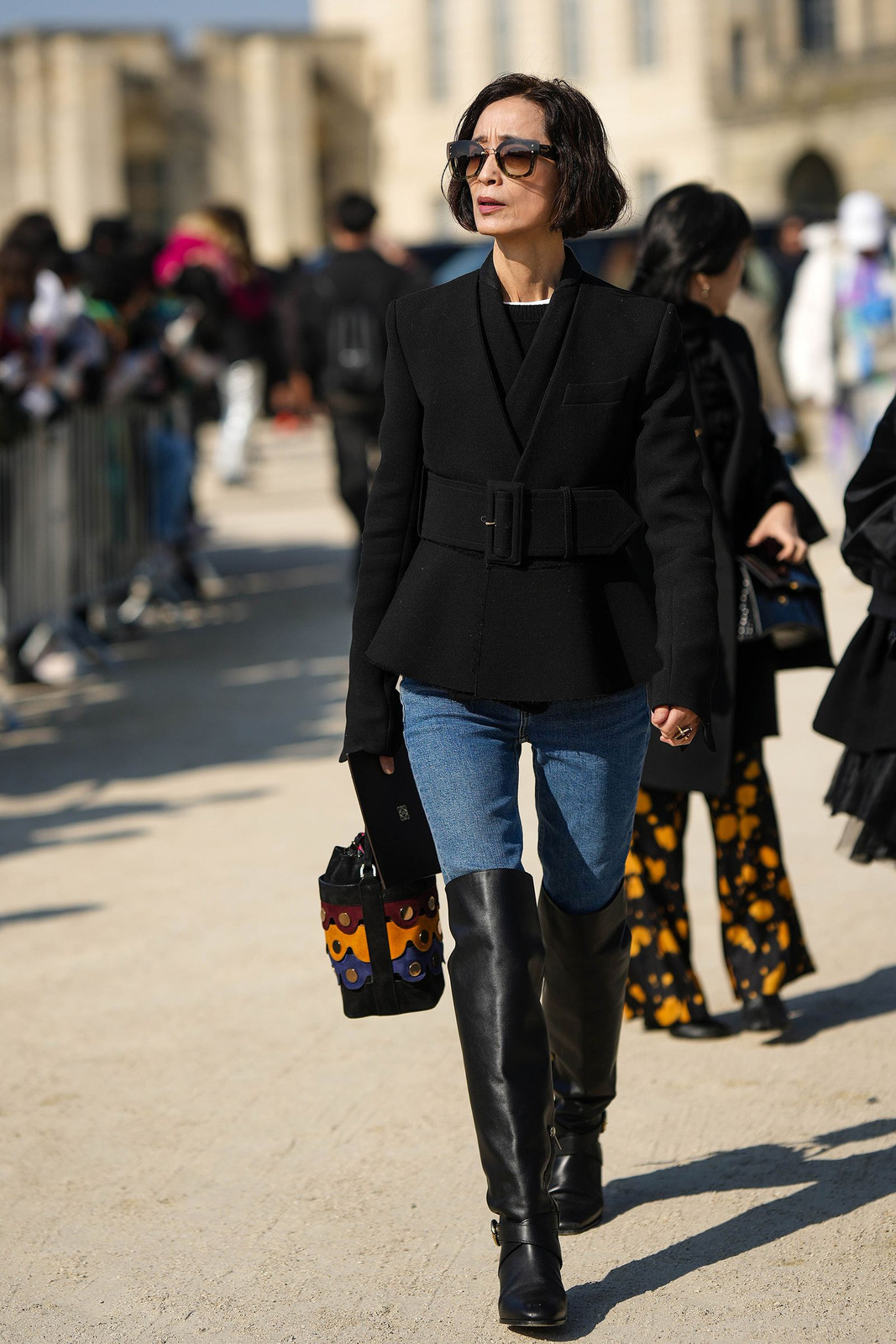Belted Jacket Sophistication with Knee-High Boots Belted Jacket Sophistication with Knee-High Boots — Skinny Jeans Outfits 2027