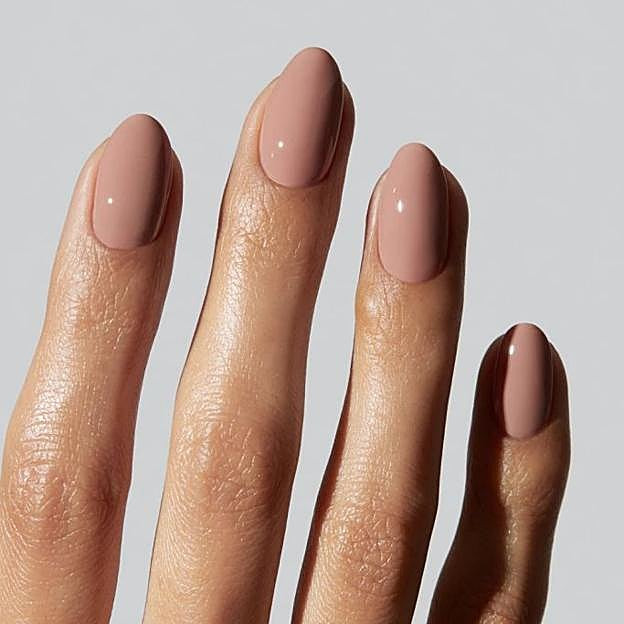 Dusty Rose-Beige Satin Gloss Almonds Dusty Rose-Beige Satin Gloss Almonds — Beige Nails 2027
