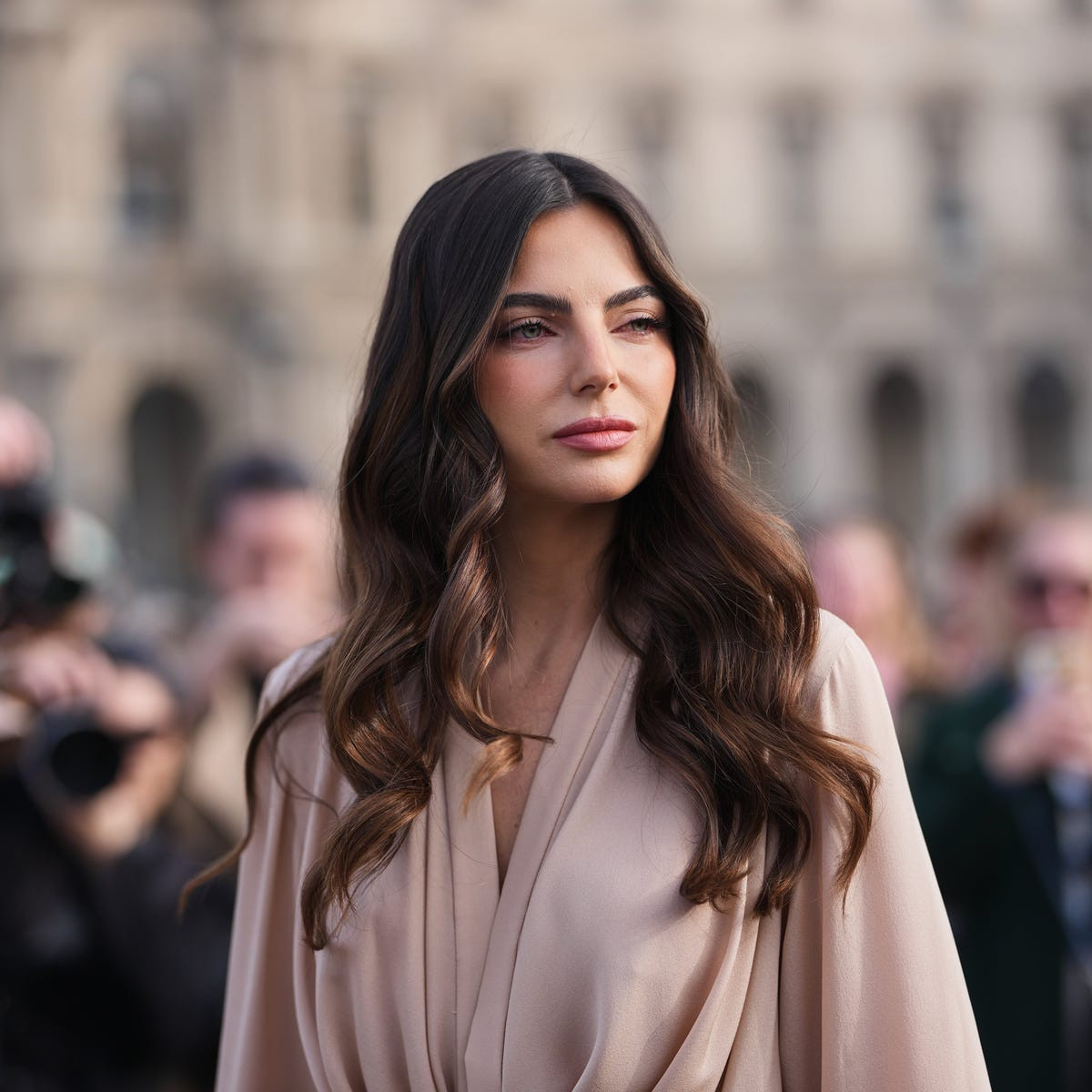 Mid-Back Espresso Brown With Caramel Highlights Mid-Back Espresso Brown With Caramel Highlights — Hair Color 2027 for Olive Skin