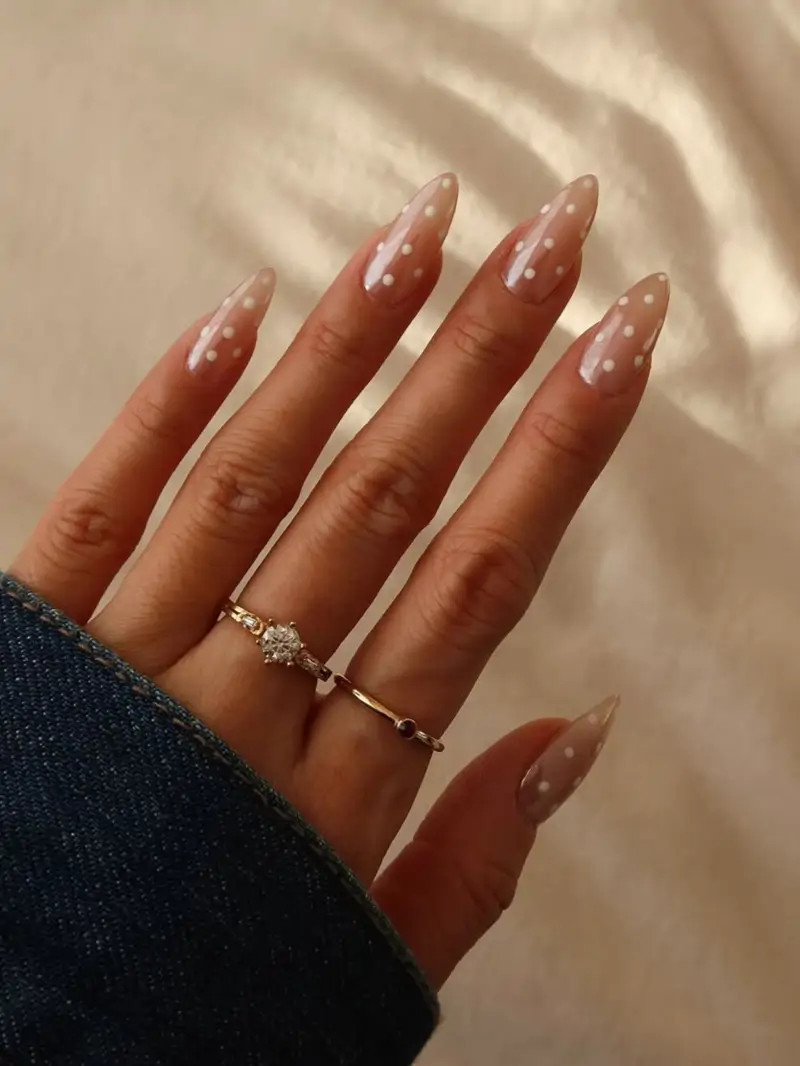 Pastel Purple French with Wavy Lines — Prom Almond Nails 2027