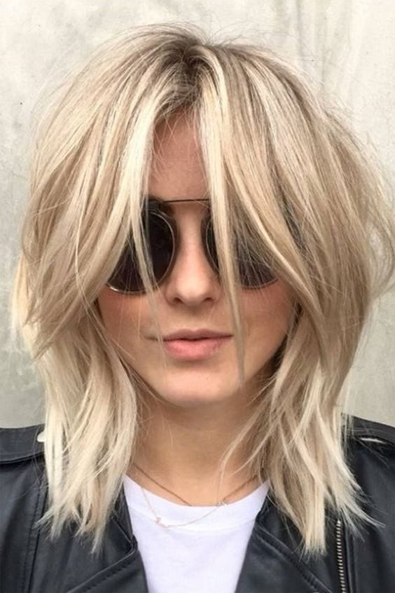 Platinum Blonde Visual Idea Platinum Blonde Visual Idea — Shag Haircut 2027