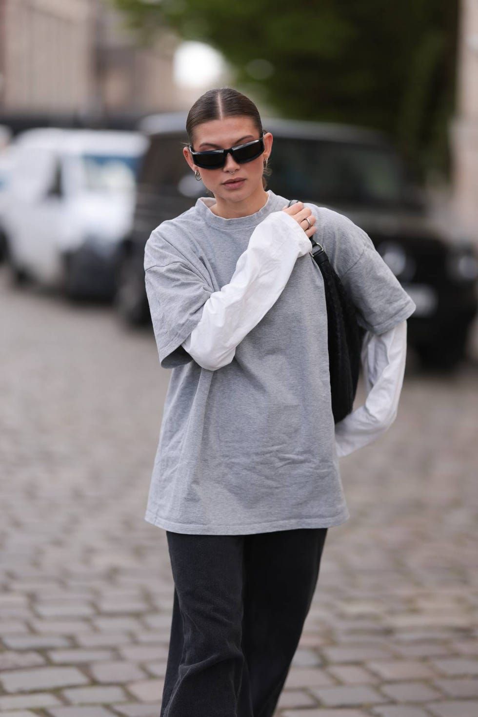 Layered T-Shirts and Black Trousers for Effortless Casual Style Layered T-Shirts and Black Trousers for Effortless Casual Style — Clean Girl Outfits 2027