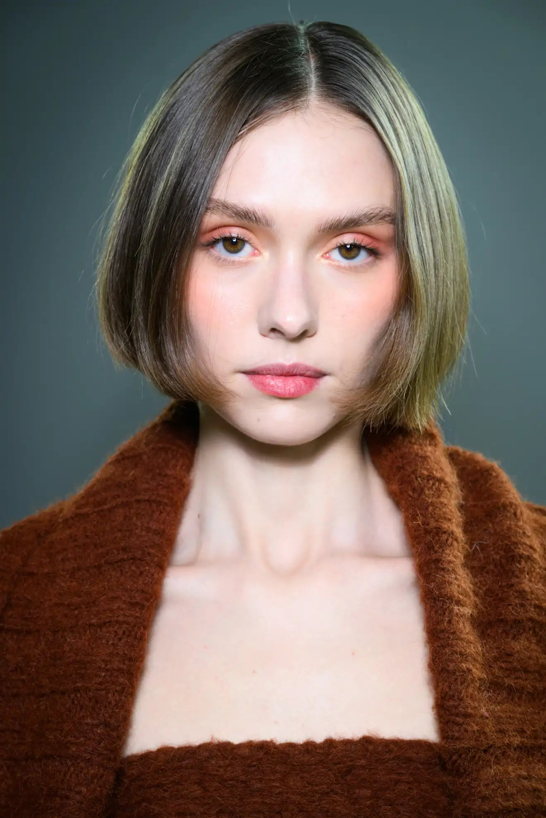 Glossy Dark Brown Glass Bob Glossy Dark Brown Glass Bob — Jaw Length Bob 2027