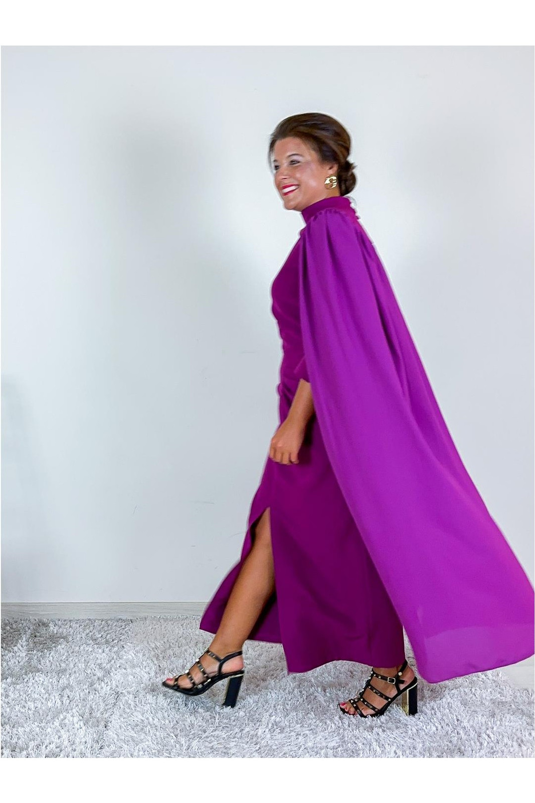 Silhouette: Dramatic Cape for a Birthday Statement Silhouette: Dramatic Cape for a Birthday Statement — 50th Birthday Outfits 2027