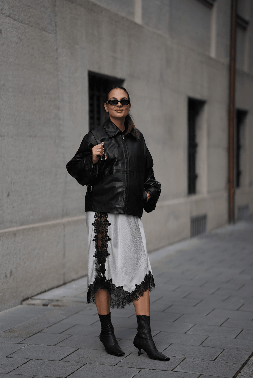 Black Ankle Boots Outfit Idea Black Ankle Boots Outfit Idea — Slip Skirts 2027