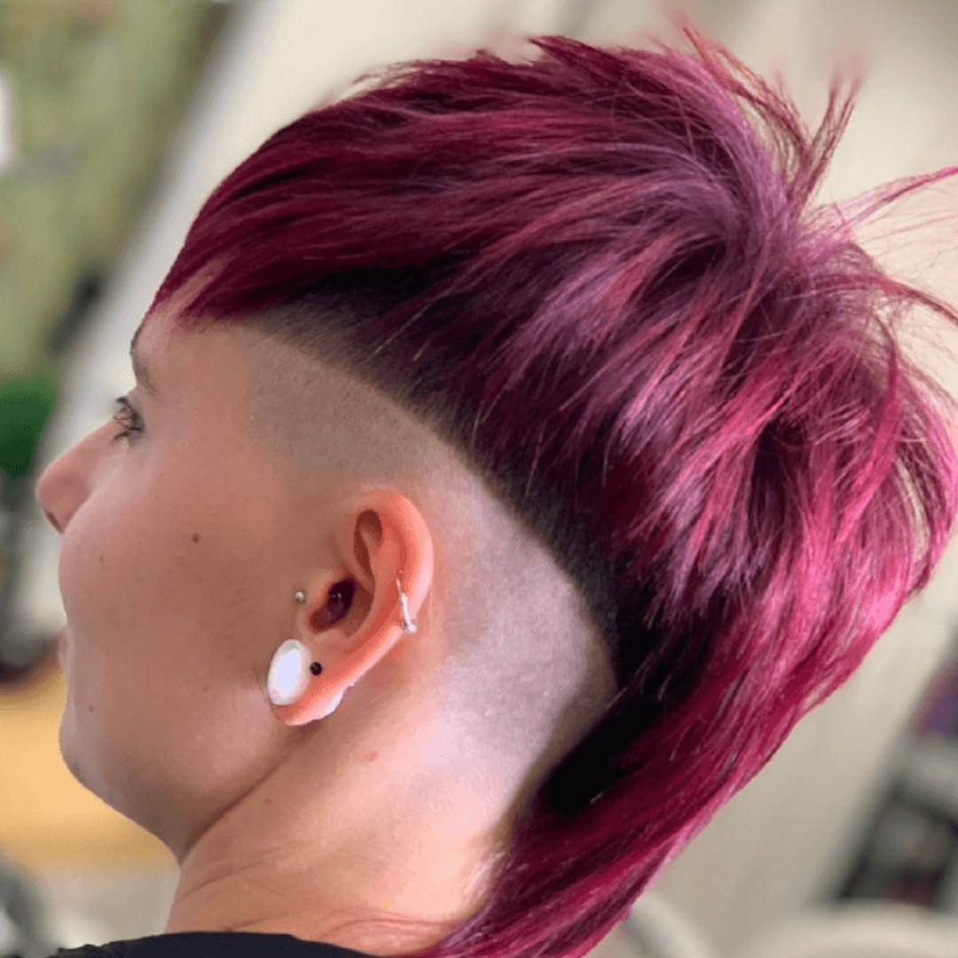 Visual Idea — The Hair Is A Deep Pink Color Visual Idea — The Hair Is A Deep Pink Color — Pink Pixie 2027