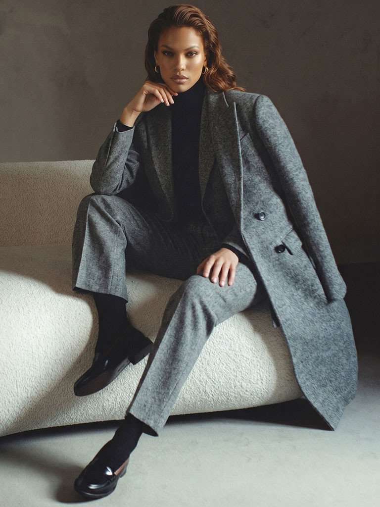 Oversized Grey Suit with Black Turtleneck Oversized Grey Suit with Black Turtleneck — Aesthetic Outfits 2027