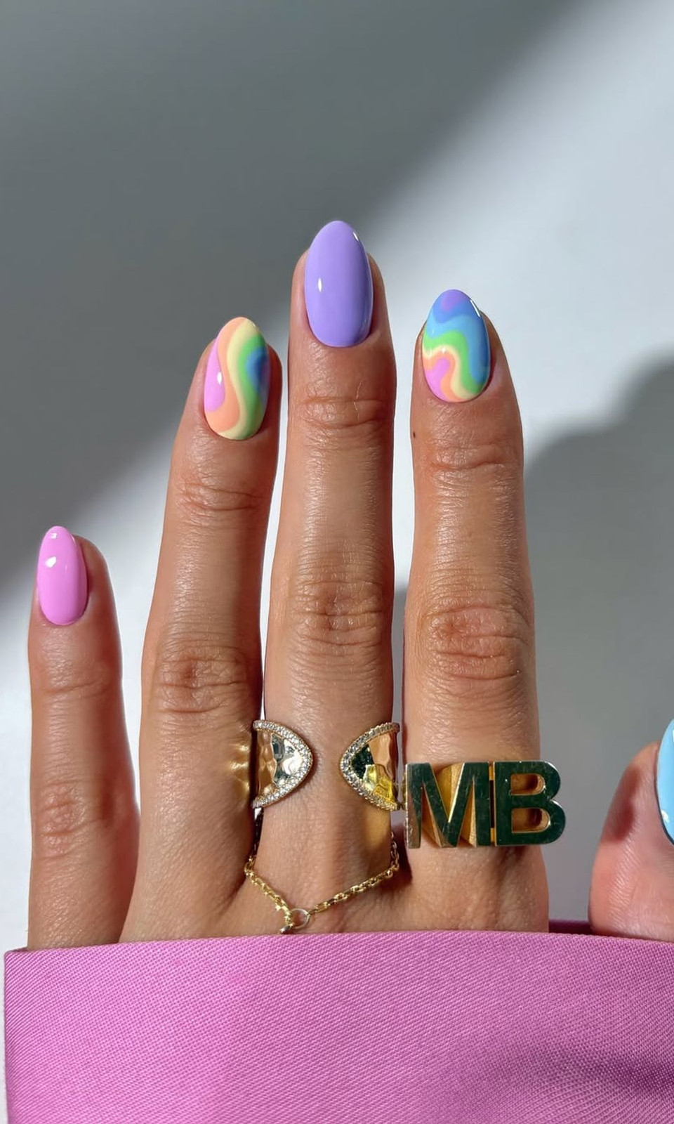 Swirls And Dots On All Nails Visual Idea Swirls And Dots On All Nails Visual Idea — Y2K Nails 2027