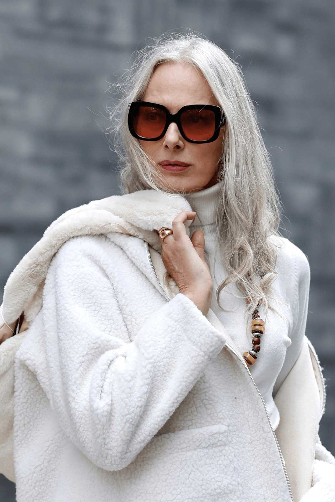 Ash Gray Base With Lighter Highlights — Gray Hair Color 2027
