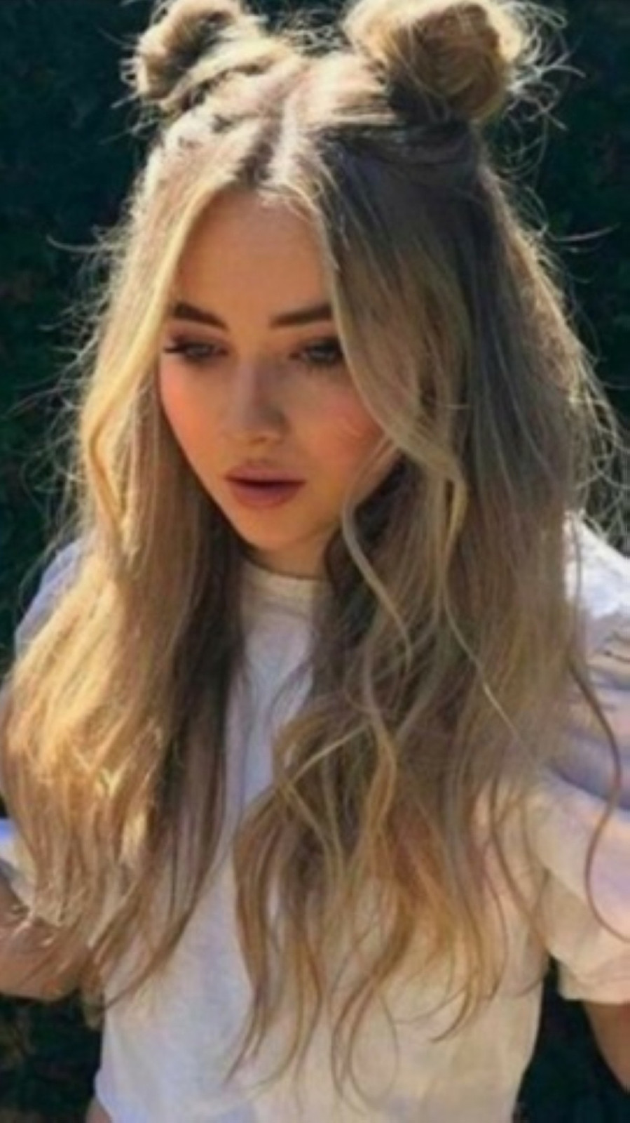 Ash Blonde Long Layers With Space Buns — Y2K Hair Color 2027