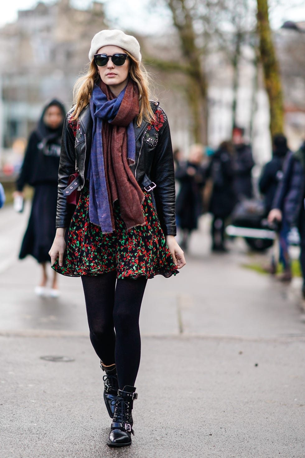 Black Combat Boots Outfit Idea — Mini Skirts 2027