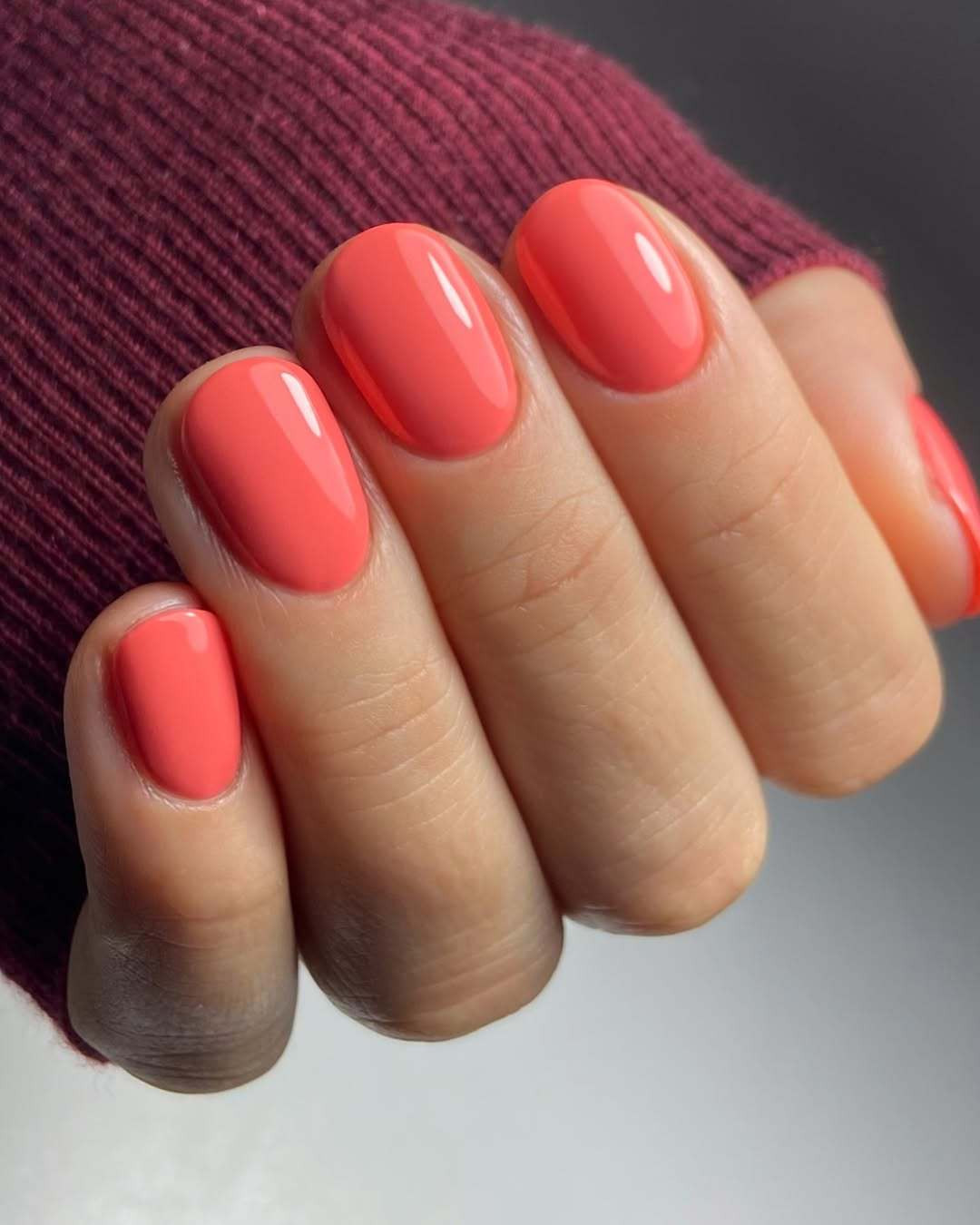 High Gloss Visual Idea — Coral Nails 2027