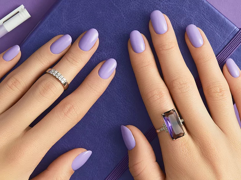 Opaque Pastel Lavender Purple Opaque Pastel Lavender Purple — Pastel Nails 2027 for Pale Skin