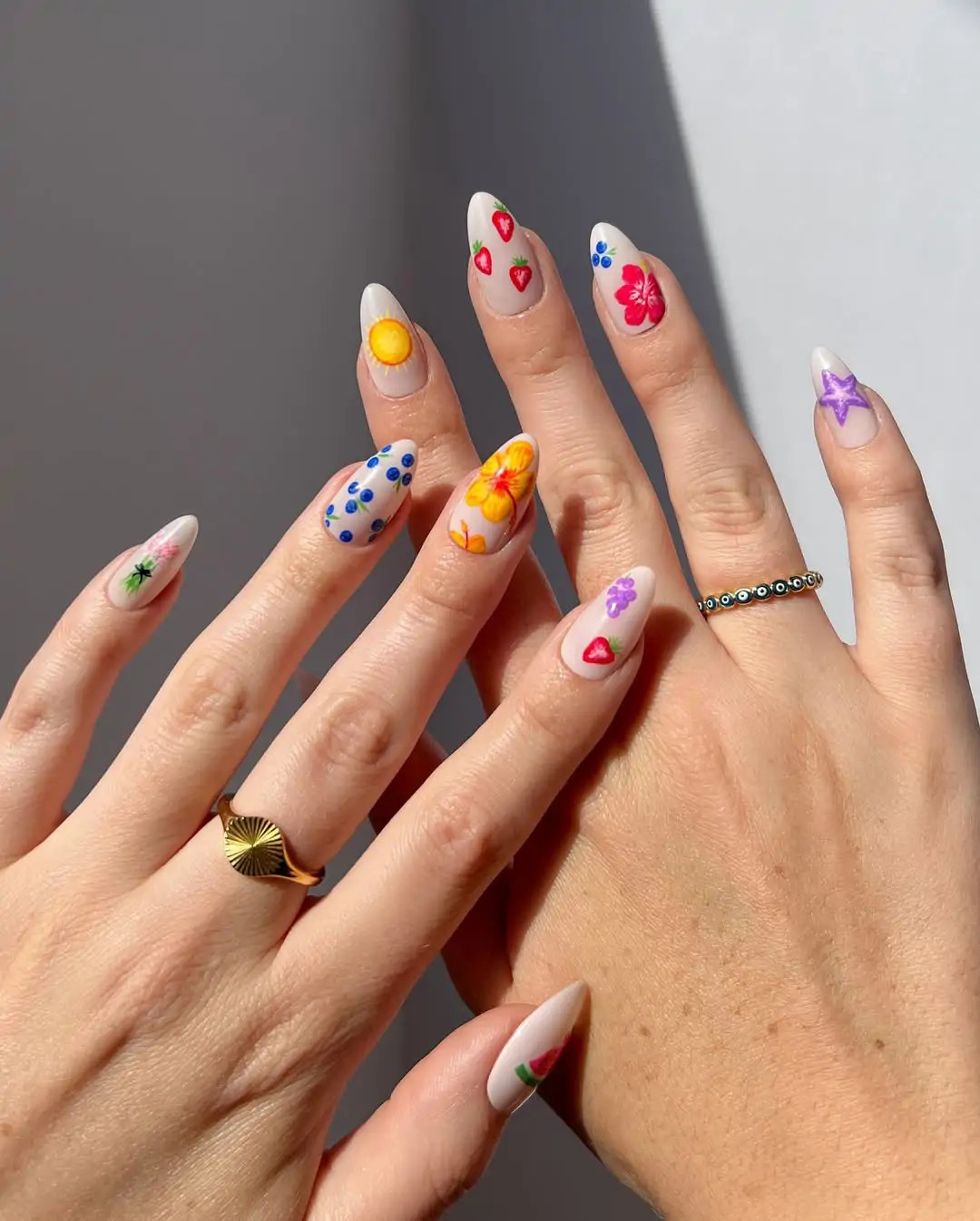 Hand-Painted Summer Charms Hand-Painted Summer Charms — Hawaii Nails 2027