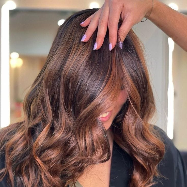 Glossy Dark Chocolate Curls — Hair Color Ideas 2027 for Dark Hair