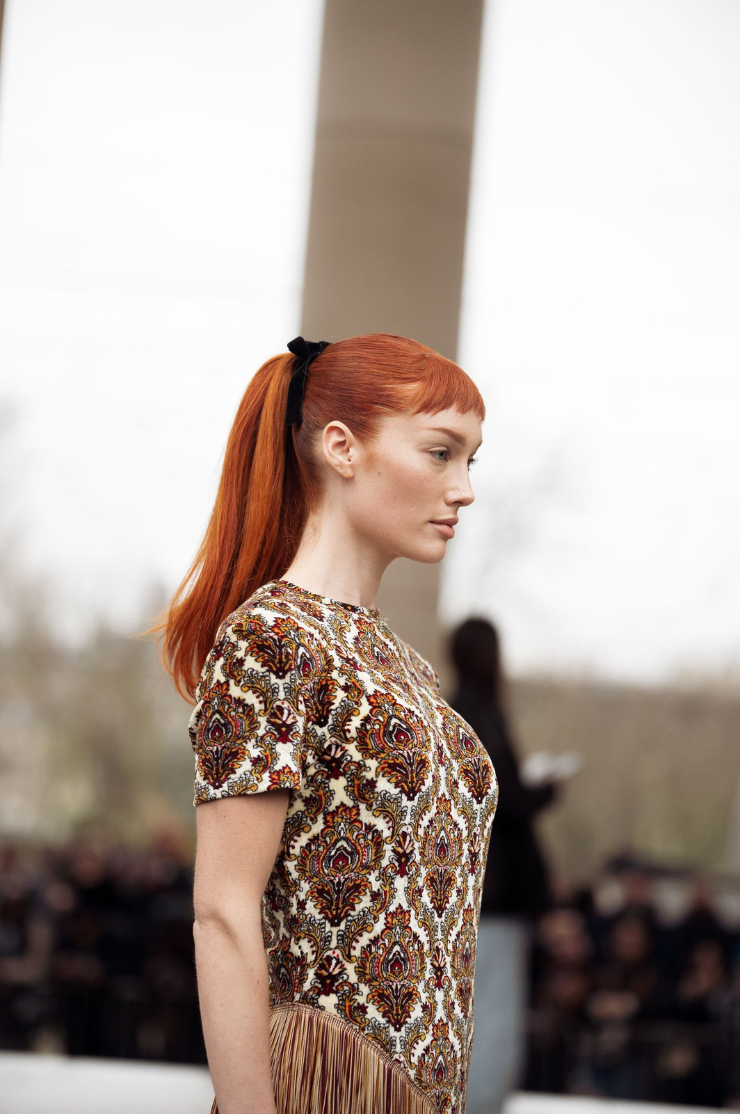 Sleek High Ponytail With Micro Bangs Sleek High Ponytail With Micro Bangs — Prom Hairstyles 2027 with Bangs