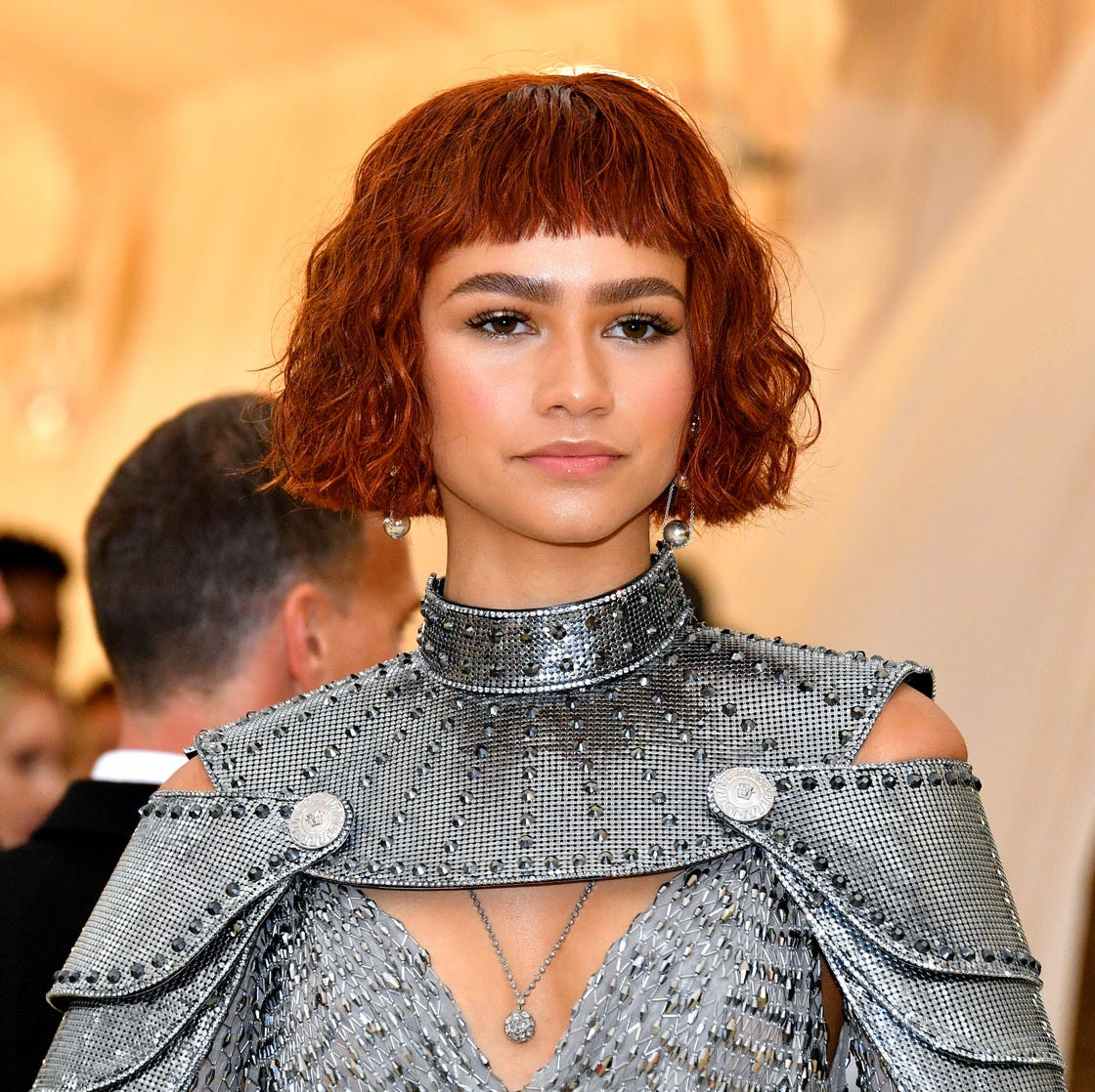 Vibrant Red Curly Bob With Baby Bangs Vibrant Red Curly Bob With Baby Bangs — Baby Bangs 2027