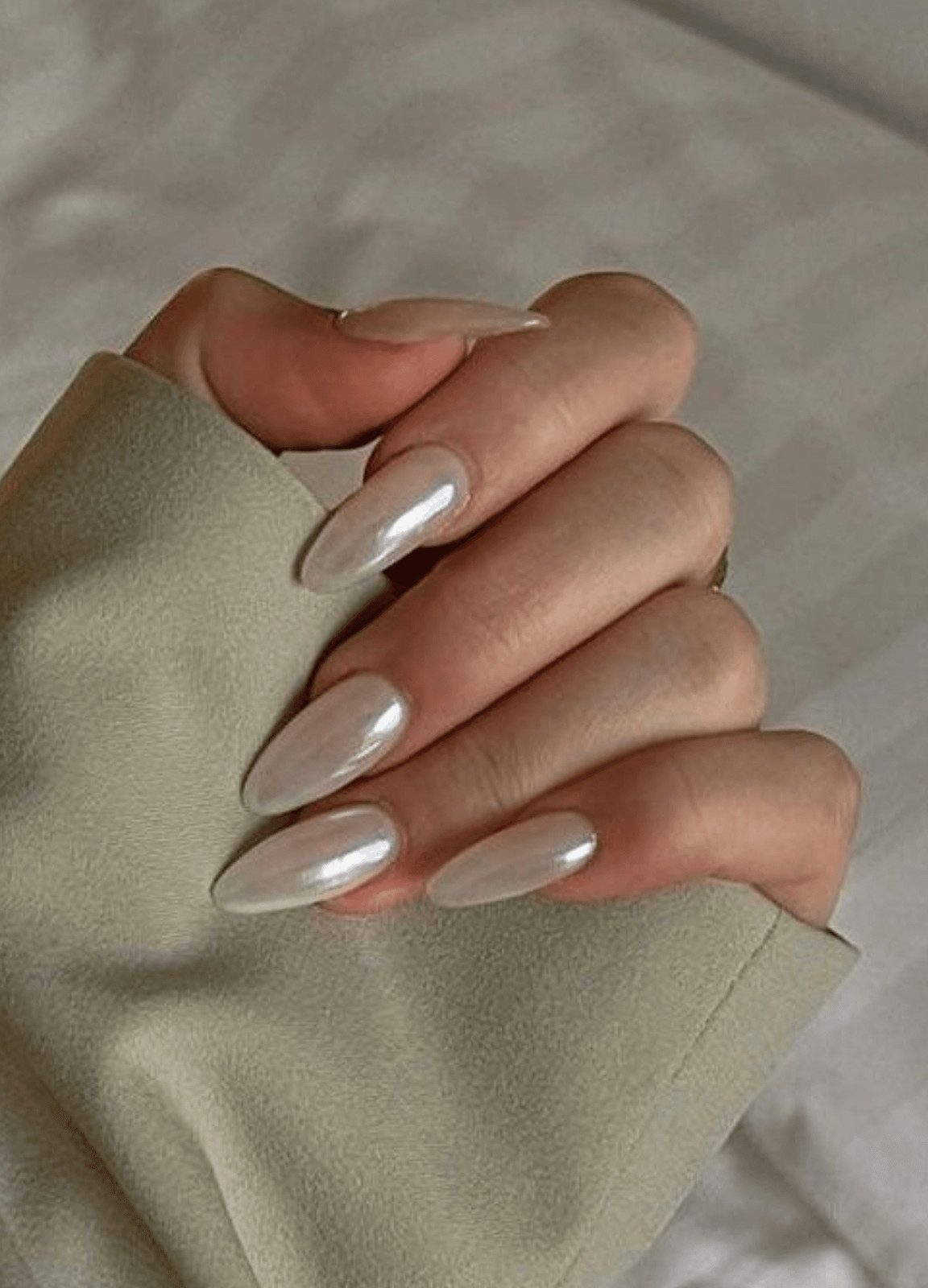 Pearlescent Shimmer Visual Idea Pearlescent Shimmer Visual Idea — Nude Wedding Nails 2027