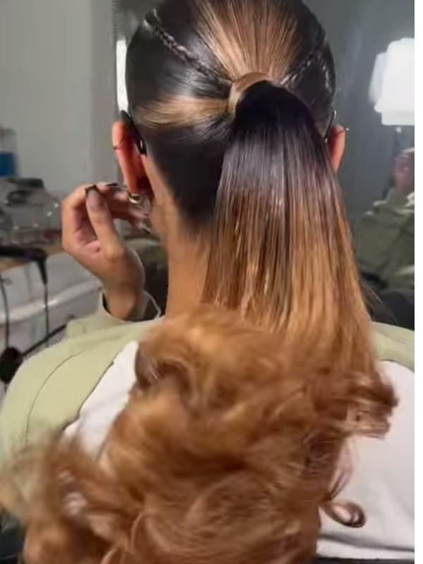 Ponytail With Curled Ends And Balayage Ponytail With Curled Ends And Balayage — Prom Ponytail Hairstyles 2027
