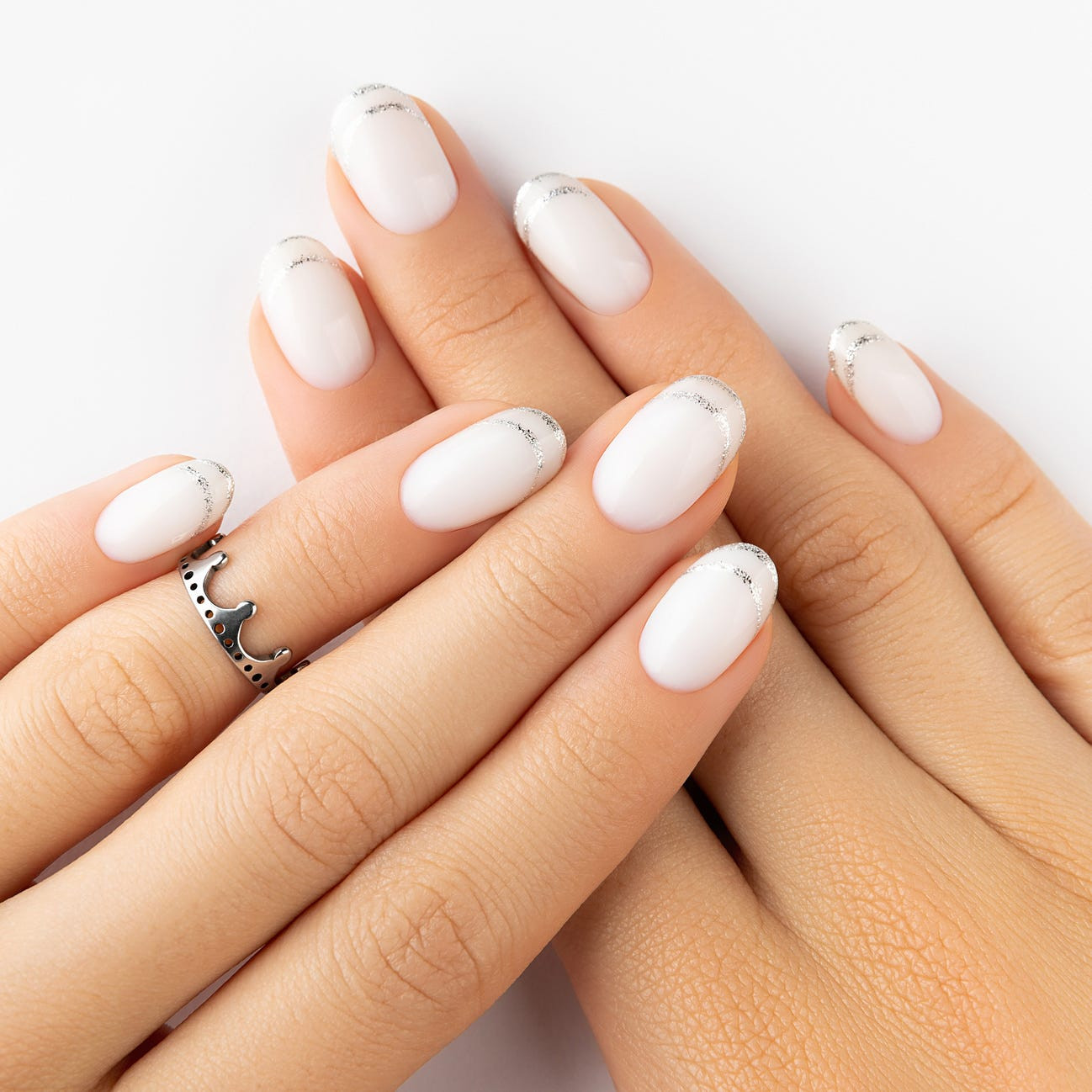 Sheer Pink Almond Bow Nails Sheer Pink Almond Bow Nails — Mom Nails 2027