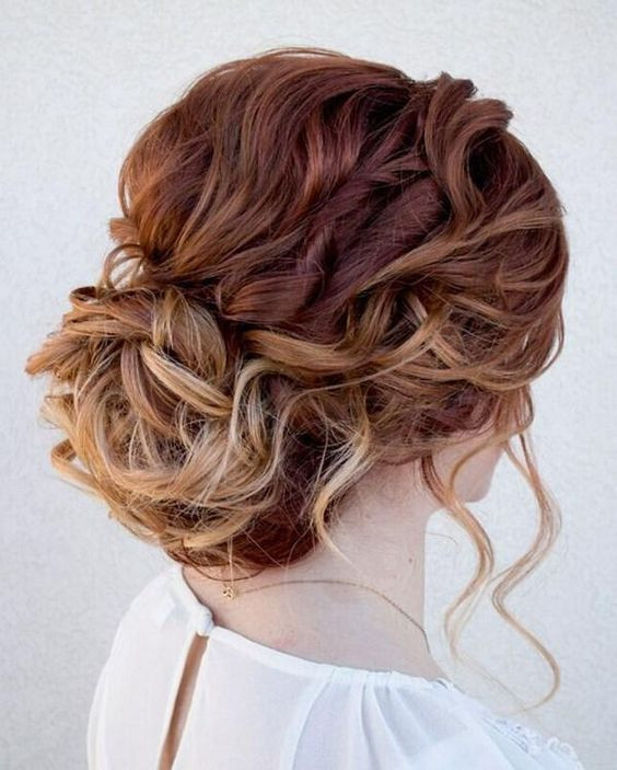 Auburn With Blonde Balayage Visual Idea Auburn With Blonde Balayage Visual Idea — Bridal Updos 2027