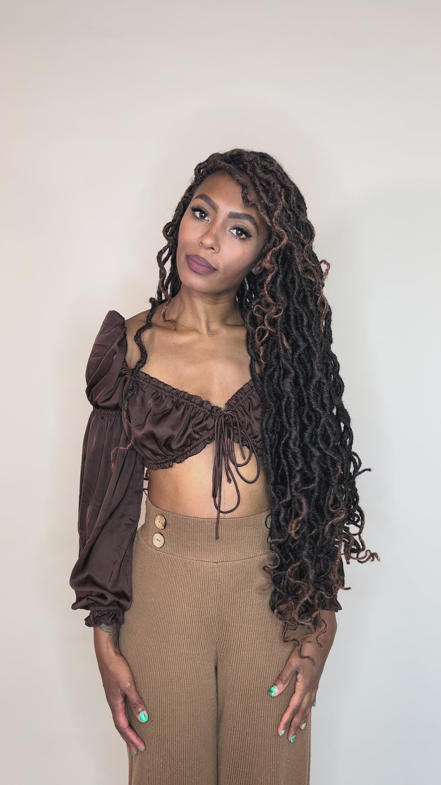 Chocolate Brown And Bronde Locs Chocolate Brown And Bronde Locs — Goddess Locs 2027